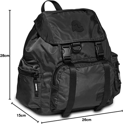 INVICTA Rucksack - URBAN X, Schwarz - Tablet-Tasche - Arbeit und Freizeit, Büro - ECO Material Stoff