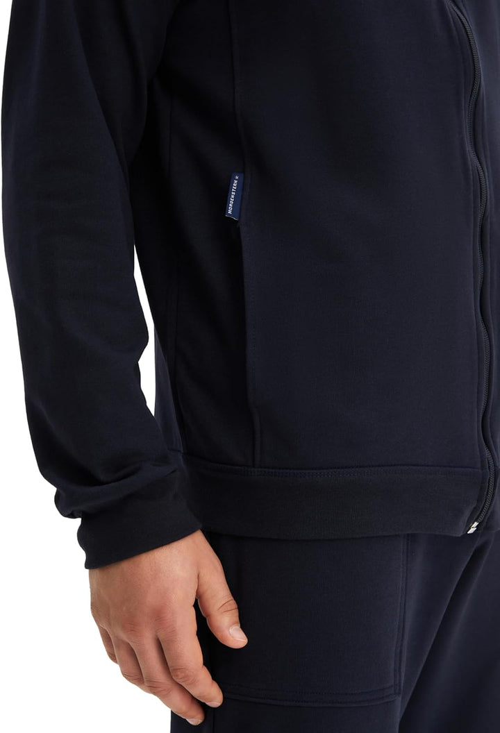 Morgenstern Herren Hausanzug - Trainingsanzug - Sportanzug - Baumwolle - Komplett XXL Blau, XXL Blau