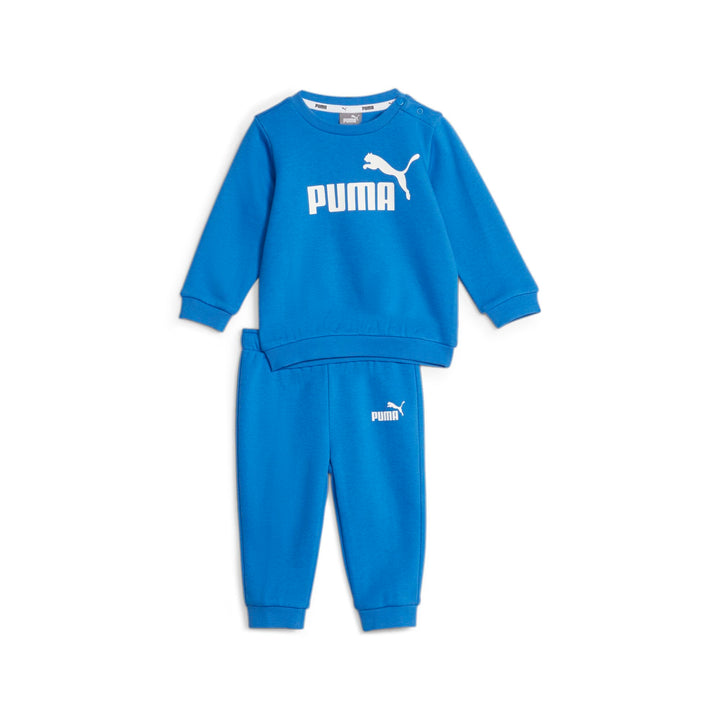 PUMA Unisex Kinder Minicats Ess Crew Jogger Fl Trainingsanzug 92 Racing Blue, 92 Racing Blue