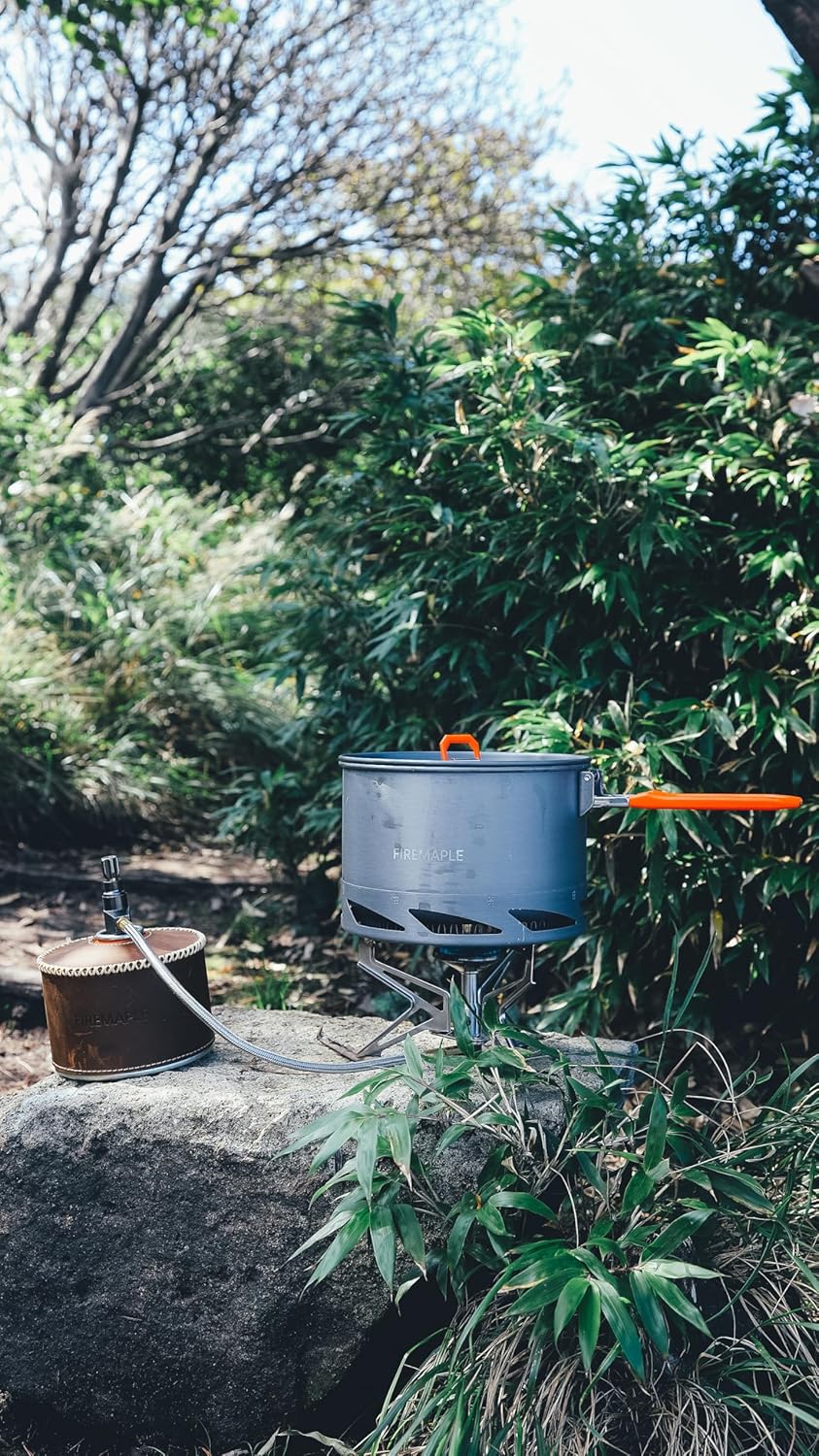 Fire-Maple Feast Series Camping-Kochgeschirr-Set | Outdoor-Kochset mit Topf, Wasserkocher, Pfanne, S