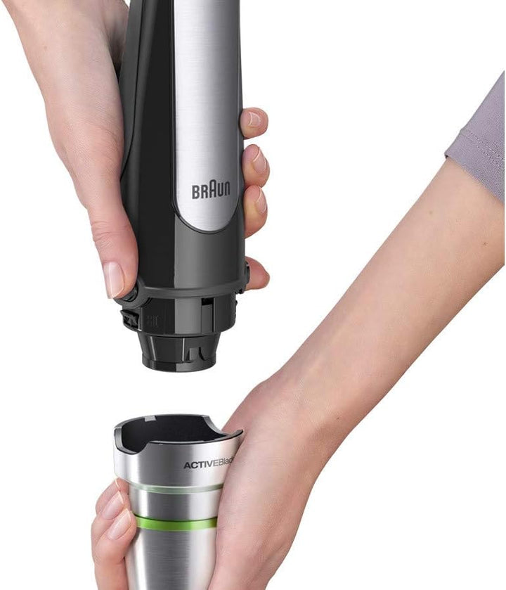 Braun Household Hogar Minipimer 7025, 600 milliliters, Silber Modell 2019 7025 | 3 Accesorios, Model