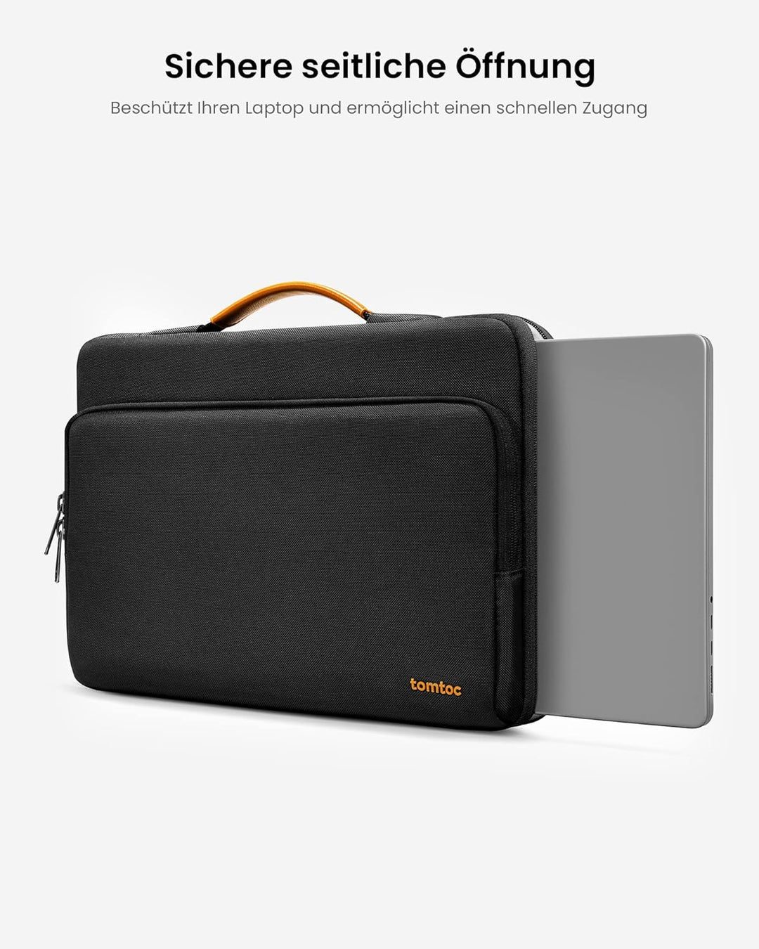 tomtoc 360° Tasche Hülle für 13 Zoll MacBook Air M2/A2681 M1/A2337 2022-2018, 13-Zoll MacBook Pro M2