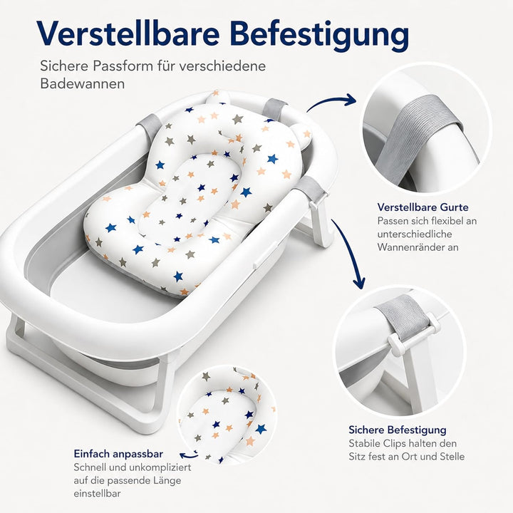Babys Badekissen,Baby Badewannensitz,Einsatz Babywanne Badewanneneinsatz,Säuglings Neugeborene Badew
