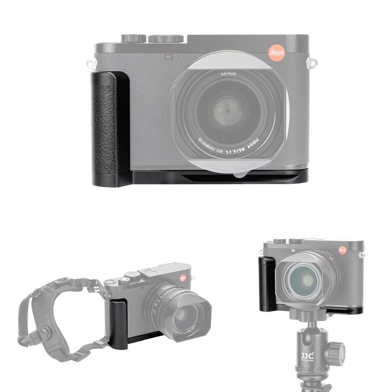 JJC Q3 Metall-Handgriff Schnellwechselplatte L Halterung Halter für Leica Q3 Digitalkamera