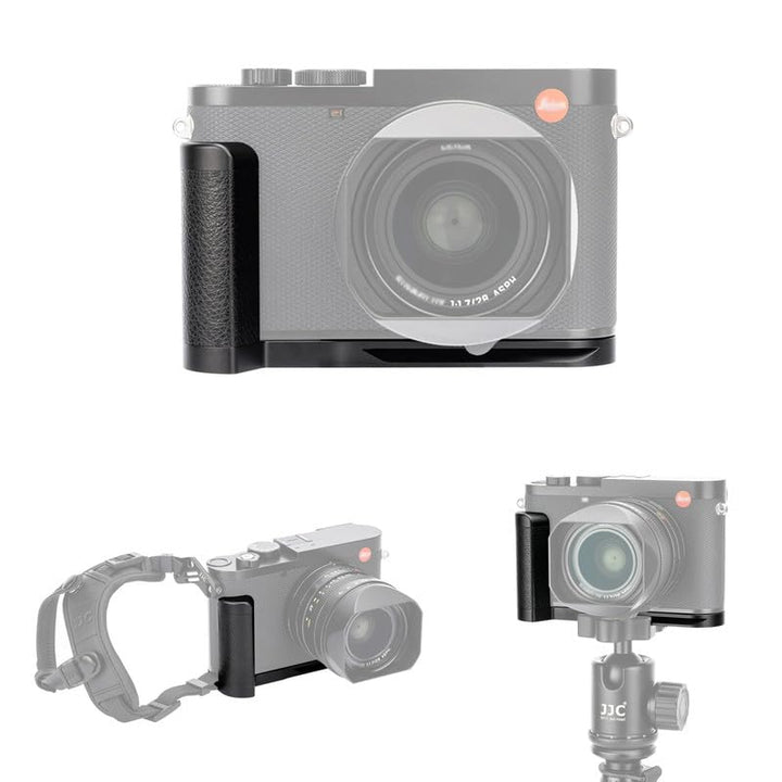JJC Q3 Metall-Handgriff Schnellwechselplatte L Halterung Halter für Leica Q3 Digitalkamera