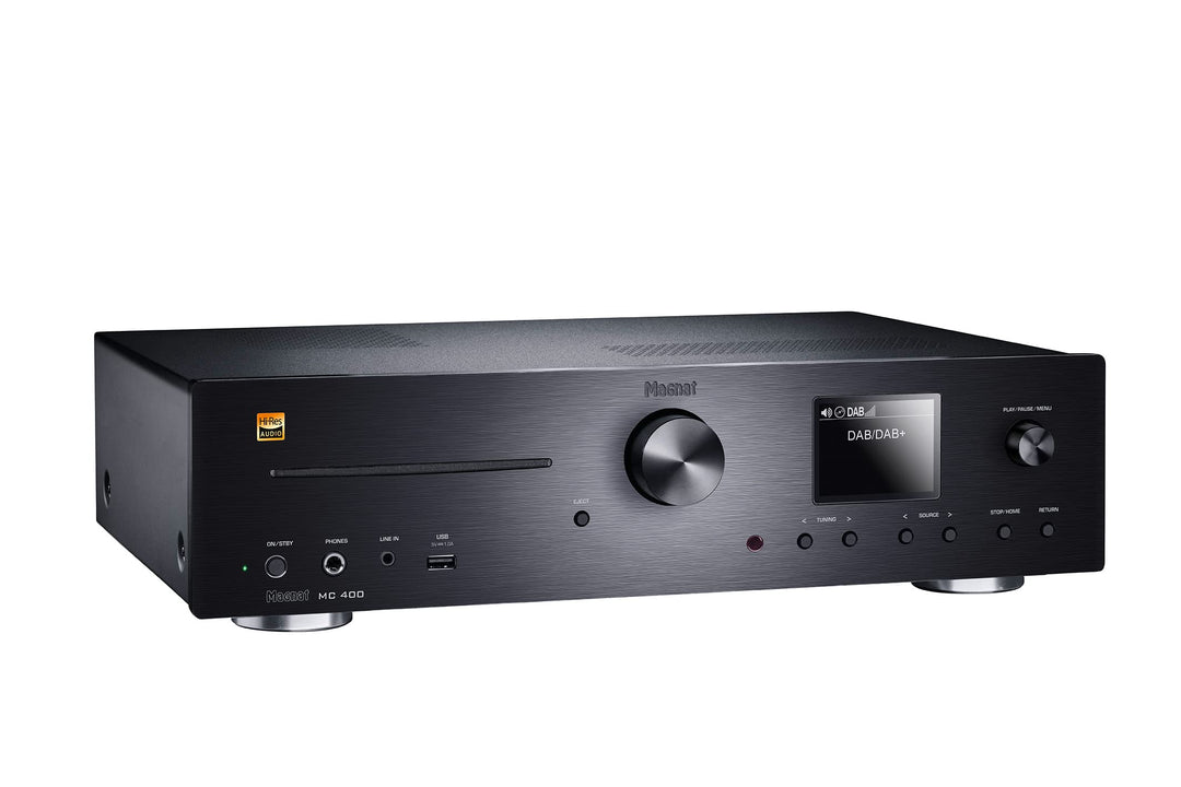MC 400, Kompakter High-End Stereo Netzwerk/CD/DAB/FM-Receiver mit 200 Watt Maximal-Ausgangsleistung