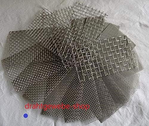 Edelstahl Drahtgewebe (V4A) mit 1mm maschenweite, 0,4mm drahtstärke. (18 Mesh) Masse: 1000mm x 500mm