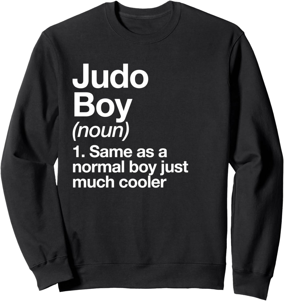 Judo Junge Definition Lustige Kampfsport Sweatshirt