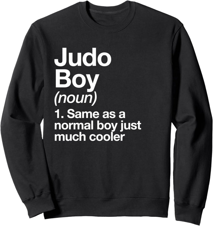 Judo Junge Definition Lustige Kampfsport Sweatshirt