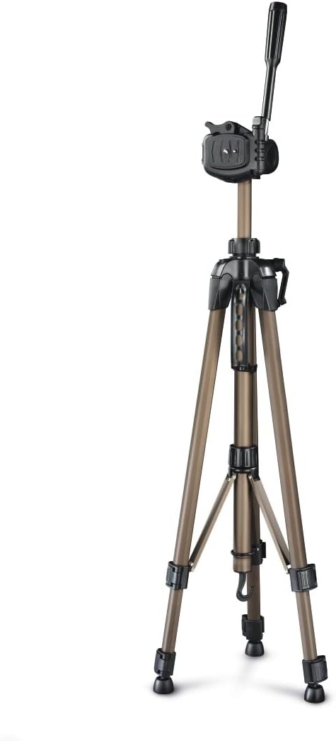 Hama Kamera Stativ Star 62 (Einstiger Dreibeinstativ mit 3-Wege-Kopf, Fotostativ mit 64-160cm Höhe,