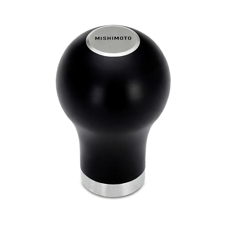 Mishimoto MMSK-TDP-BK Schaltknauf in Tropfenform, schwarz/silber, Schwarz/Silber