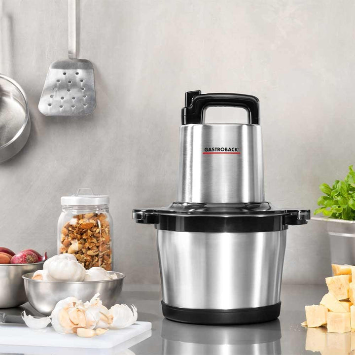 GASTROBACK #40966 Design Multizerkleinerer Professional 5 L, Silber, Schwarz