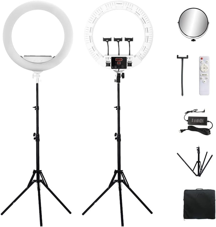 100W 22-Zoll super helles LED digitales Display Ringlicht Kits,Lampe für Make-up Schönheit Nagel Hau