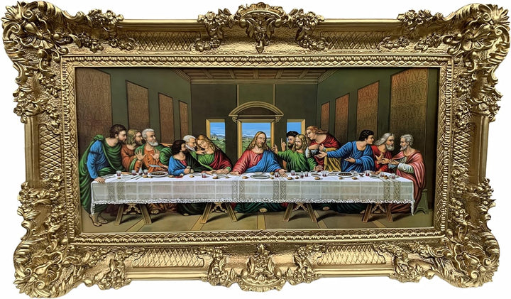 Das Letzte Abendmahl von Leonardo Da Vinci Jesus Christus 96x57 Jesus Christus Religiöses Wandbild A
