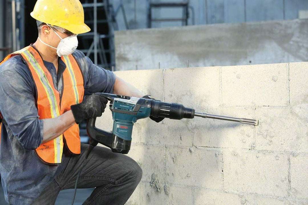 Bosch Professional Bohrhammer GBH 5-40 D (SDS Plus, inkl. Zusatzhandgriff, Fetttube, Maschinentuch,
