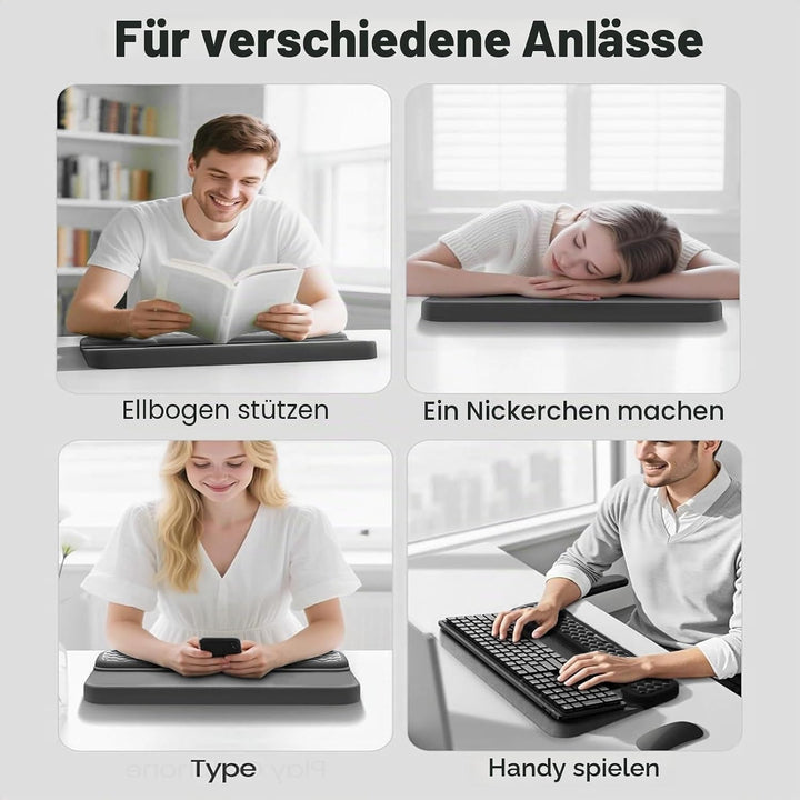 Handballenauflage mit Tastaturständer Ergonomische Tastaturablage mit Weichem Memory Schaum Rutschsc