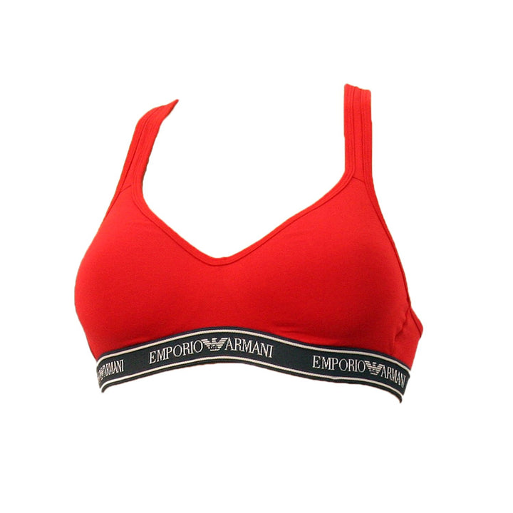 Emporio Armani Underwear Damen 1639958P317 Bralette, Rot (Rosso 00074), Large
