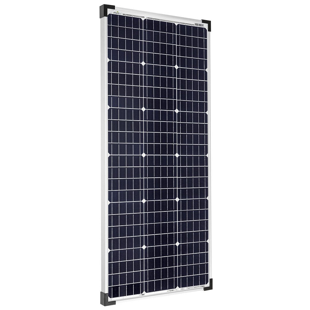 Offgridtec 100W Mono Solarpanel 39V ideal für 12V und 24V Batterieladung Single, Single