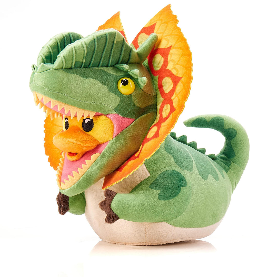 TUBBZ Dilophosaurus Sammler-Gummiente Plüsch - Offizielles Jurassic Park-Merchandise - Retro Filme W