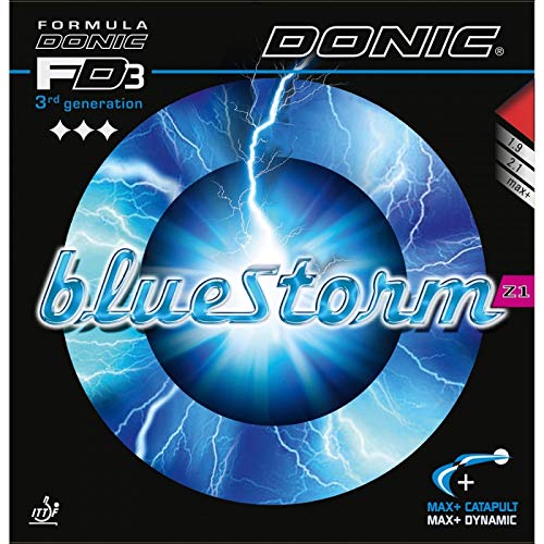 DONIC Belag Bluestorm Z1 2,1 mm, blau 2,1 mm, blau, 2,1 mm, blau 2,1 mm, blau