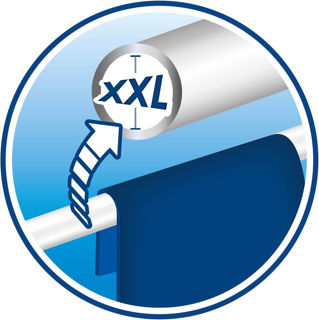 Vileda Aluminium 100 Wäscheständer ausziehbar, 20 m Trockenleinenlänge, extradicke Leinen, Kleinteil