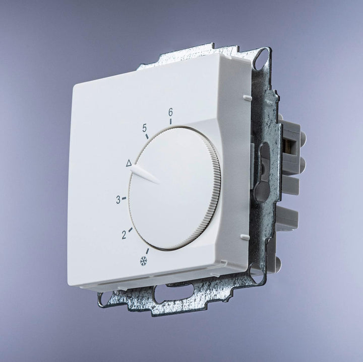 Ritzer Raumthermostat für Busch-Jaeger Balance SI, Gira System 55, Berker S1 B.3 B.7, Merten System