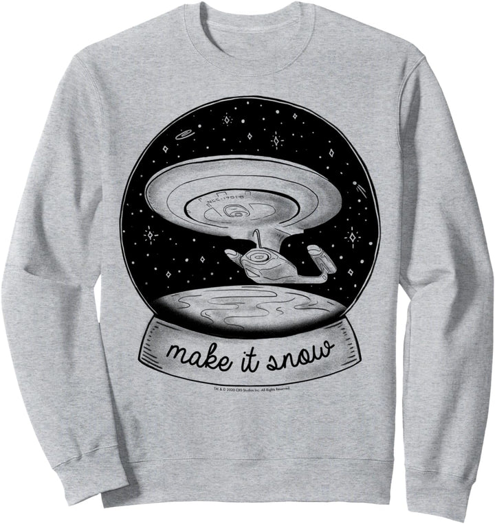 Star Trek: The Next Generation Enterprise Snow Globe Sweatshirt
