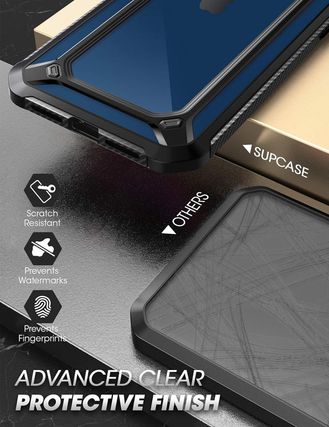 SUPCASE Transparent Hülle für iPhone 12 mini (5.4") Handyhülle 360 Grad Case Bumper Schutzhülle Cove