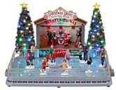 Lemax 14870-UK Caddington Village Sights & Sounds: Christmas Grove Skating Rink