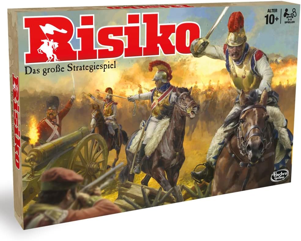 Risiko - Das Strategiespiel, Brettspiel für die ganze Familie, spannendes Gesellschaftsspiel, für Ki