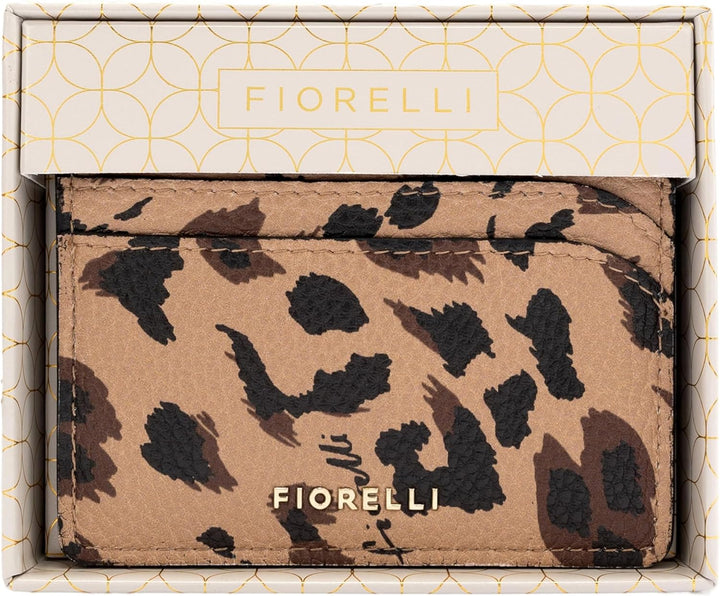 Fiorelli Women's Marnie Gift Box Card Holder Leopard Print, Leopard Print
