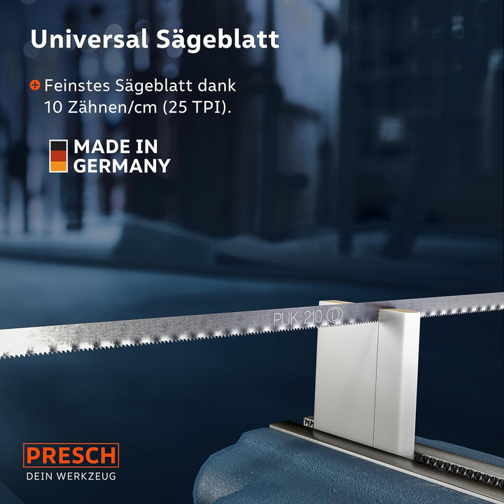Presch Universal Sägeblätter 200mm - 10 Stk. für dauerhafte Leistung - Ideal für unterschiedlichste