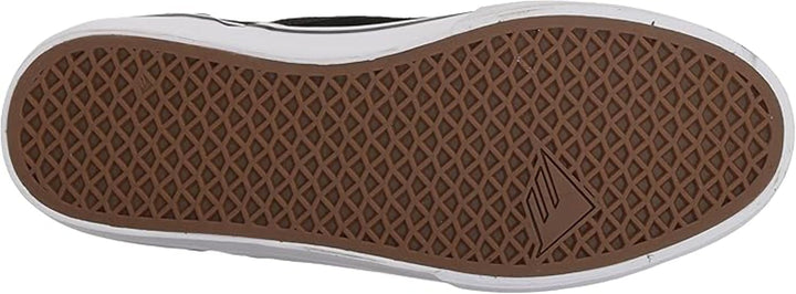Emerica Herren Wino G6 Slipper Skate-Schuh 37.5 EU Schwarz Weiss Goldfarben, 37.5 EU Schwarz Weiss G