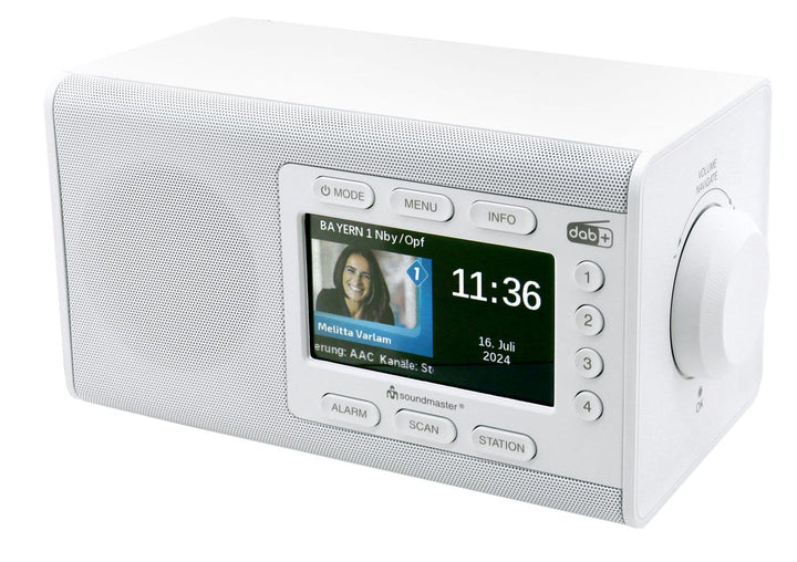 Soundmaster DAB900 Digitalradio Radio DAB+ & UKW/FM, Bluetooth, Radiowecker, grosses Farbdisplay, Fa