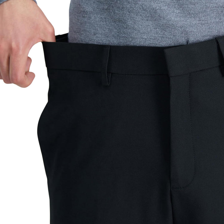 Haggar Herren Premium Comfort Anzughose – Gerade Passform, Flache Vorderseite, Reg. und Big & Tall K