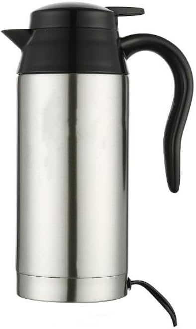 750ml Auto Wasserkocher 12V Reisewasserkocher Edelstahl, Elektrischer Wasserkocher für Heisswasser K