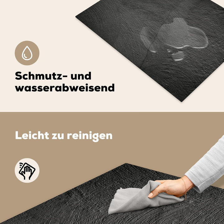 Herdabdeckplatte Einteilig Küche Herdabdeckung Induktionsfeld Ceranfeld Herdabdeckplatten Vinyl Matt