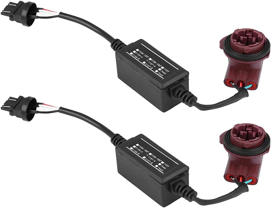 3157 LED-Lastwiderstände Plug-and-Play-Anti-Flicker-Kabelbaum, 2 STÜCKE Anti-Hyper-Blink-Blitzfehler
