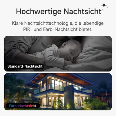 Noorio Überwachungskamera Aussen, B200 Outdoor Aussen/innen Akku WlAN kabellos WIFI Kamera Überwachu
