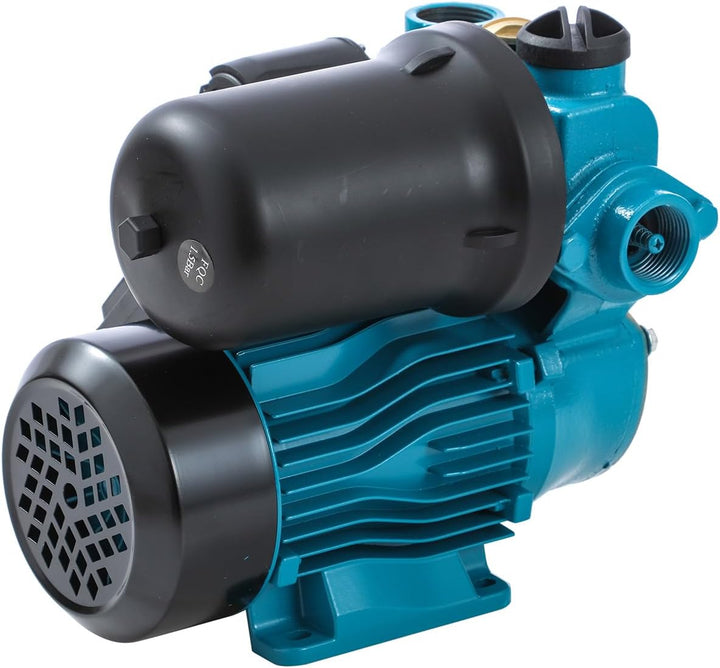 KATSU Wasserpumpe Hauswasserwerk Gartenpumpe 150W, Abschaltautomat mit einstellbarer Druckregelung,