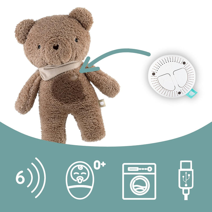 myHummy Bear braun Schlafbär mit App — weisses Rauschen & Entspannung