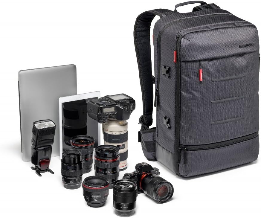Manfrotto Kinderrucksäcke MB MN-BP-MV-50, Grau, 49 cm BP Mover 50, BP Mover 50