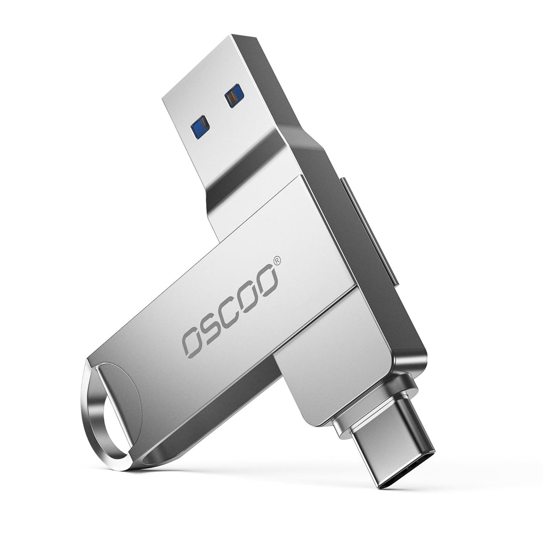 256GB USB Flash Drive, USB 3.1 Gen 1 Dual USB-C & USB-A Memory Stick, Portable Thumb Drive for iPhon