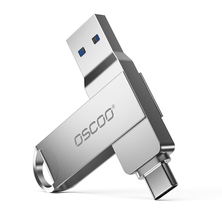 256GB USB Flash Drive, USB 3.1 Gen 1 Dual USB-C & USB-A Memory Stick, Portable Thumb Drive for iPhon