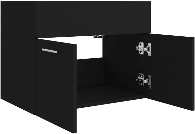 homiuse 60x38,5x46 cm Waschbeckenunterschrank Badezimmerschrank Badschrank BadmöBel Unterschrank Was