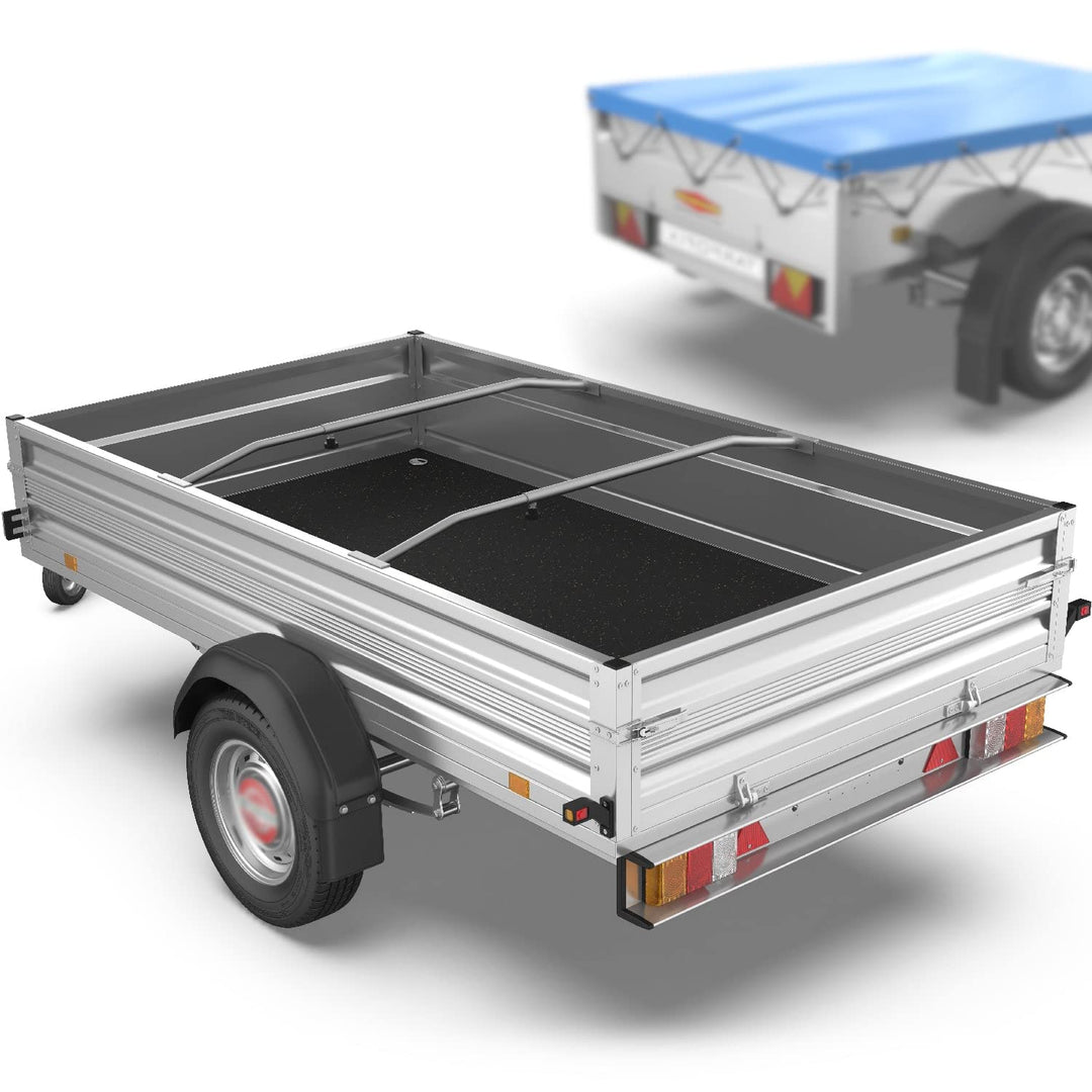 Tarpofix® Anhänger Planenbügel Flachplanenbügel (1-4er Set) - Universell anpassbare Anhängerplanen H