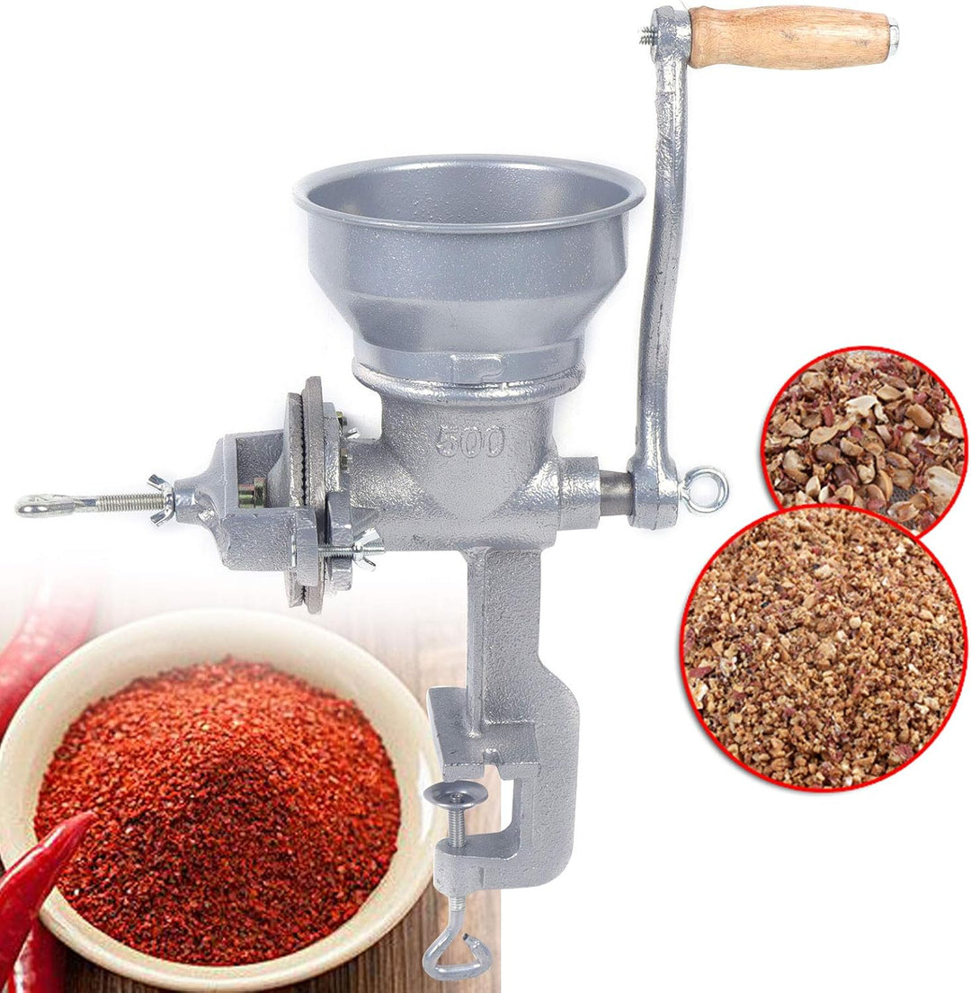 Getreidemühle Manuelle Kaffeemühle Getreidequetsche Körner Kräutermühle für Nüsse Kaffee Getreide Ma