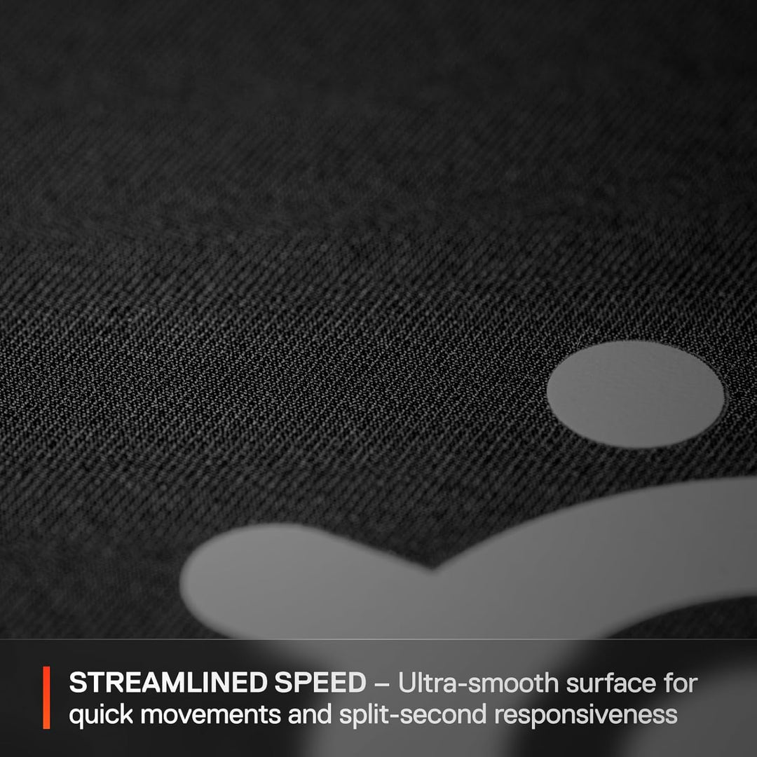 SteelSeries QcK L Performance Speed Gaming-Mauspad, extra Dichte für EIN sanftes Gleiten, Flache Kan