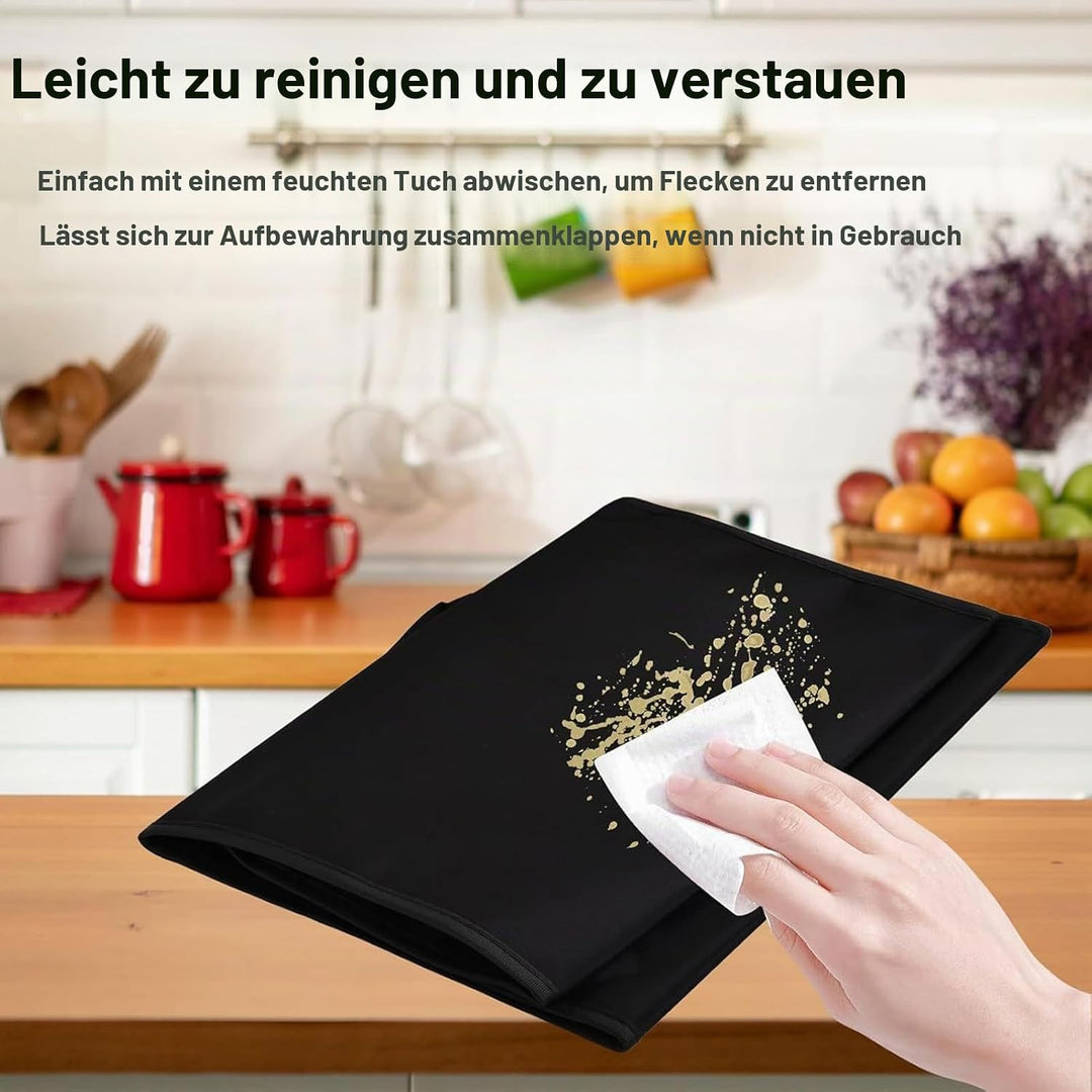 Asixxsix Fritteusen-Abdeckung, Wasserdichter Oxford-Stoff, Fritteusen-Schutzhülle, 35 X 40 X 31 Cm,
