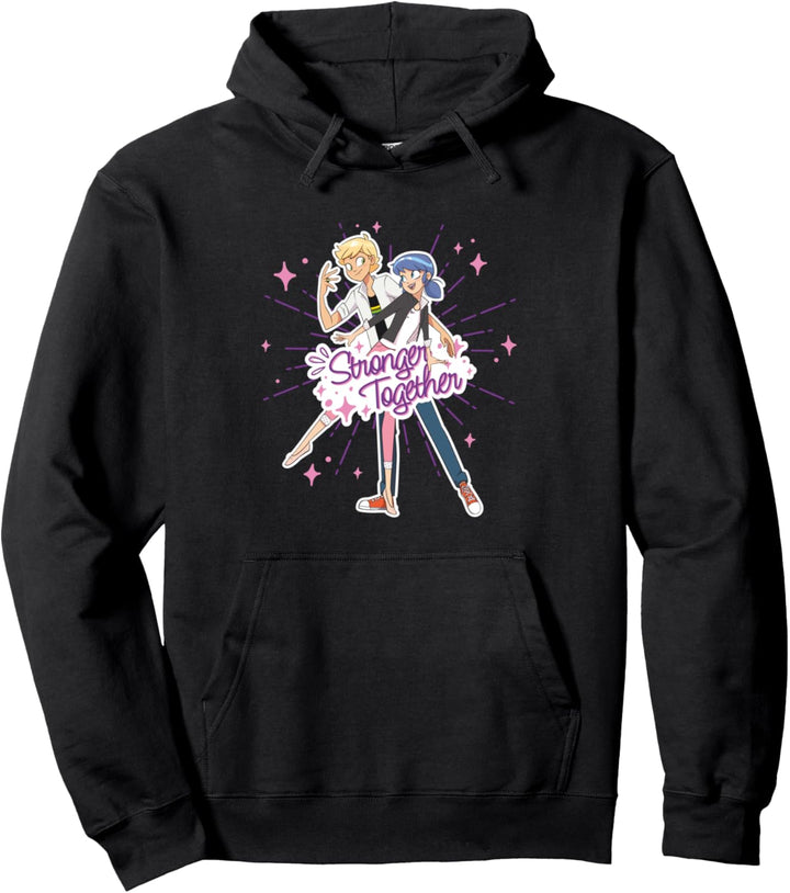 Miraculous Ladybug Valentine's Day Stronger Together Pullover Hoodie